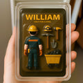 Personalized Miner Father's Day Gift - 3D Style 