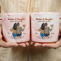 Personalized Mother Daughter Marble Mug with Names Gift for Mom

