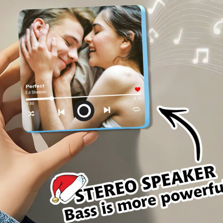 Personalized Music Photo Magnet | Custom Romantic Keepsake for Couples | Fridge Gift
