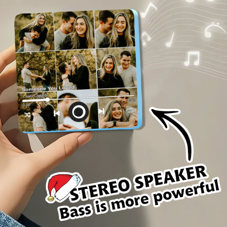 Personalized Music Photo Magnet for Couples | Custom Fridge Gift | Wedding & Valentine's
