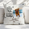 Personalized Pet Photo Memorial Pillow with 