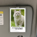 Personalized Pet Remembrance Car Visor Clip – Photo Gift for Dog Mom, Cat Dad, Pet Loss Comfort Accessory