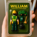 Personalized Sanitation Worker Father's Day Gift Decor Acrylic Plaque - 3D Style Acrylic Plaque Custom Name
