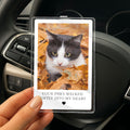 Pet Loss Car Visor Accessory – Tribute Gift for Pet Parents – Personalized with Photo and Message for Dog or Cat