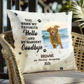 Pet Memorial Pillow with 