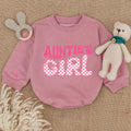 Baby Romper Customize Auntie's Girl - Personalized Custom Babysuit - Gift For Baby - LuthCreative