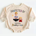 Protected By Daddy's Love Personalized Baby Romper