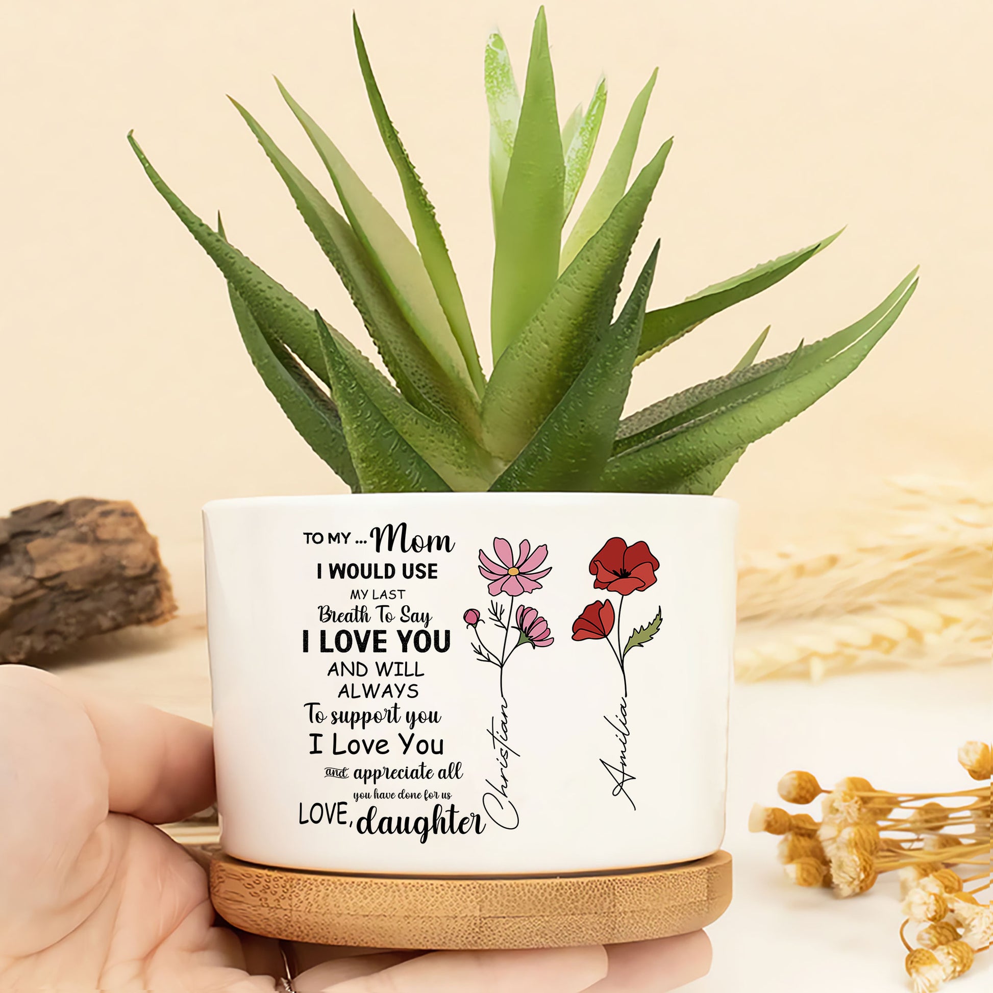 Sprinkle Some Love: A Special Pot for the Best Mom!
