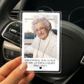 Take Their Memory Everywhere – Custom Car Visor Clip with Picture & Loving Words, Memorial Gift Idea

