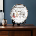 To My Daughter Always Remember You Are Braver Than You Believe Ceramic Plate, Gift For Mom