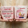 To My Daughter Never Forget That I Love You Personalized Marble Mug, Personalized Mug, Gift For Mom, Gift For Grandma