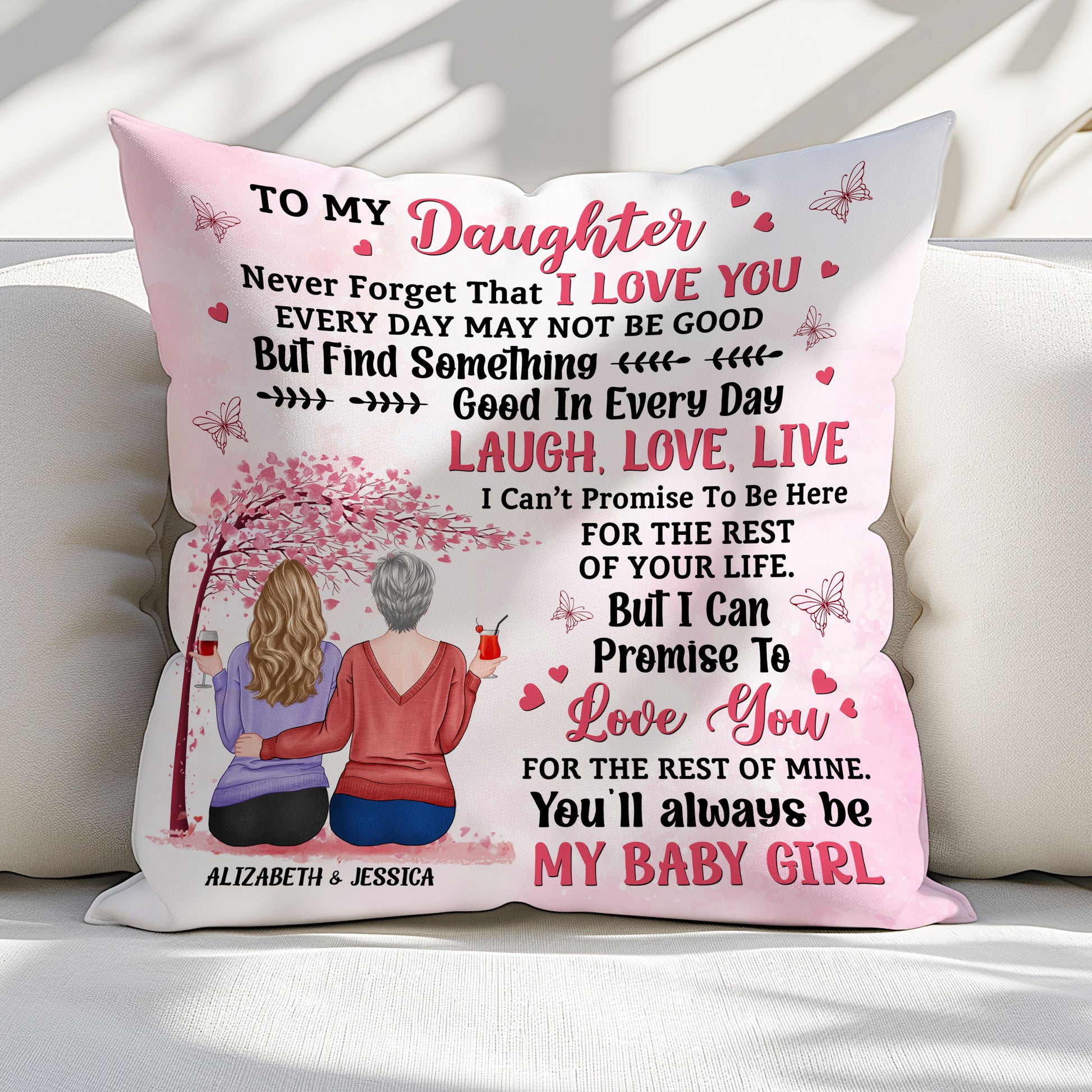 To My Daughter, Never Forget Your Way, Custom Photo