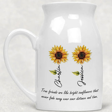 True Friends Are Like Bright Sunflowers That Never Fade Away Ever Over Distance And Time. 
