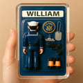 US Navy Father's Day 3D Plaque - Personalized Military Gift Desk Decor for Sailor