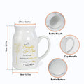 Uplift Your Daughter-in-Law with the Birth Flower Personalized Ceramic Vase