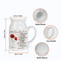 Wherever Your Journey In Life May Take You Birth Month Flower Ceramic Vase
