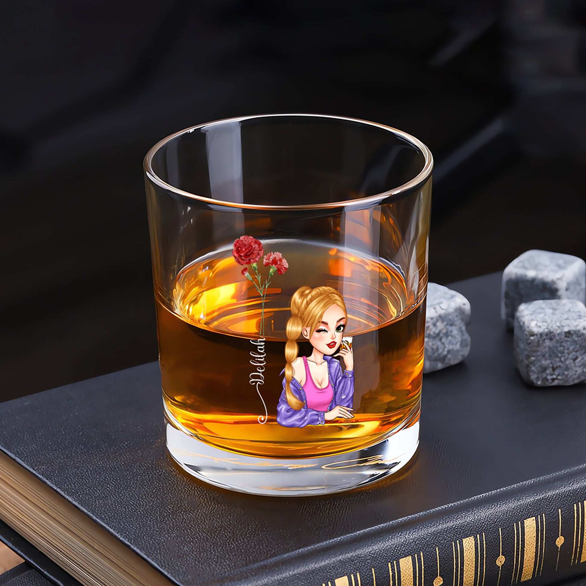 You Are Amazing Strong Brave Remember That Today Whiskey Glass | Encouragement Gift
