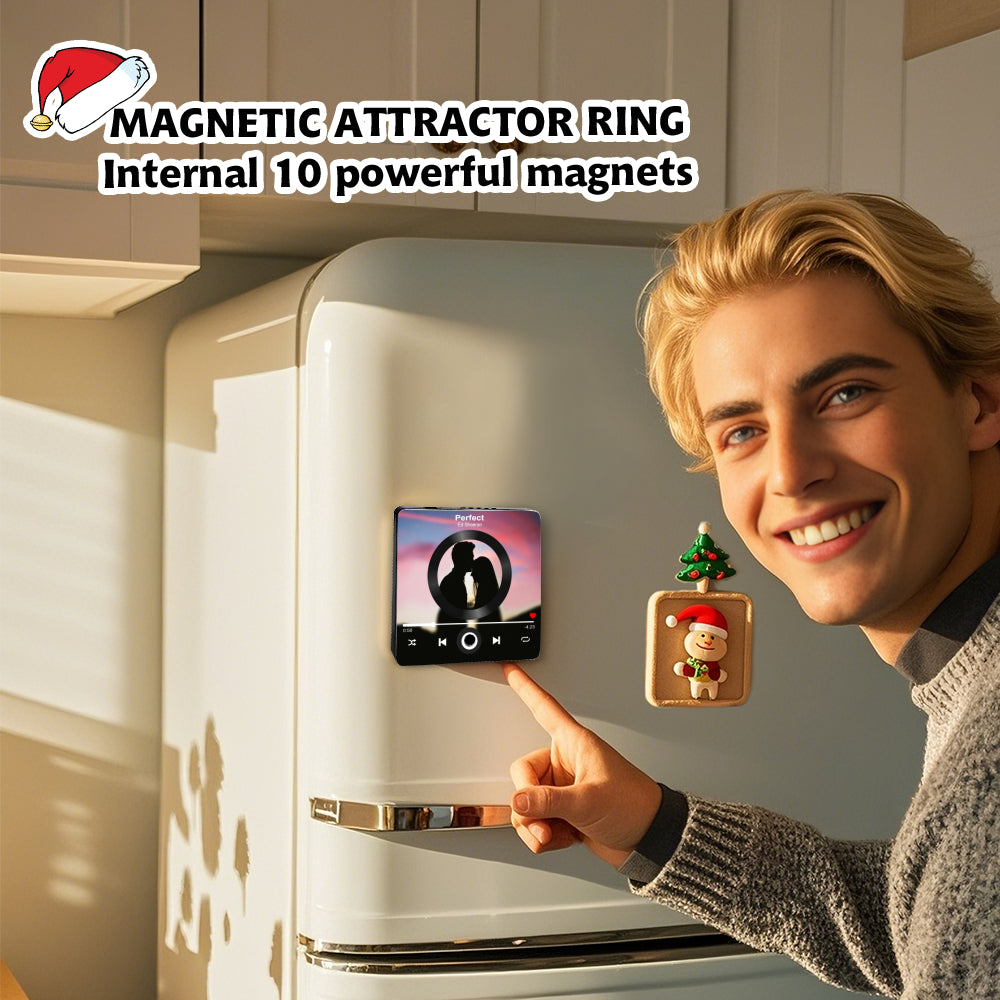Unique Music Theme Photo Magnet | Personalized Fridge Gift for Weddings & Anniversaries
