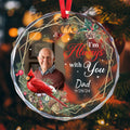 Personalized Ornament Memorial I Am Always With You Glass Ornament Holiday Decorations - LuthCreative