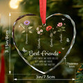Personalized Ornament Best Friends It's Not What We Have In Life But Who We Have In Our Life That Matters Glass Ornament Holiday Decorations - LuthCreative
