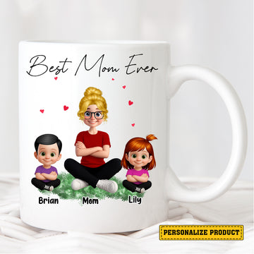 Best Mom Ever Gift For Your Daughter White Ceramic Mug - Gift For Mom - Personalized Mug