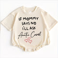 Romper Baby If Mommy Says No - Personalized Custom Babysuit - Gift For Baby - LuthCreative