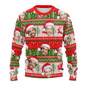 Personalized Gift Custom Ugly Christmas Sweater, Custom Face Crewneck Sweatshirt, Personalized Family Photo Sweater, Custom Gift for Men Women, Family Party Gifts Wool Sweater - LuthCreative