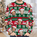 Personalized Gift Custom Ugly Christmas Sweater, Custom Face Crewneck Sweatshirt, Personalized Family Photo Sweater, Custom Gift for Men Women, Family Party Gifts Wool Sweater - LuthCreative