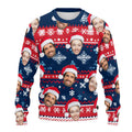 Personalized Gift Custom Ugly Christmas Sweater, Custom Face Crewneck Sweatshirt, Personalized Family Photo Sweater, Custom Gift for Men Women, Family Party Gifts Wool Sweater - LuthCreative