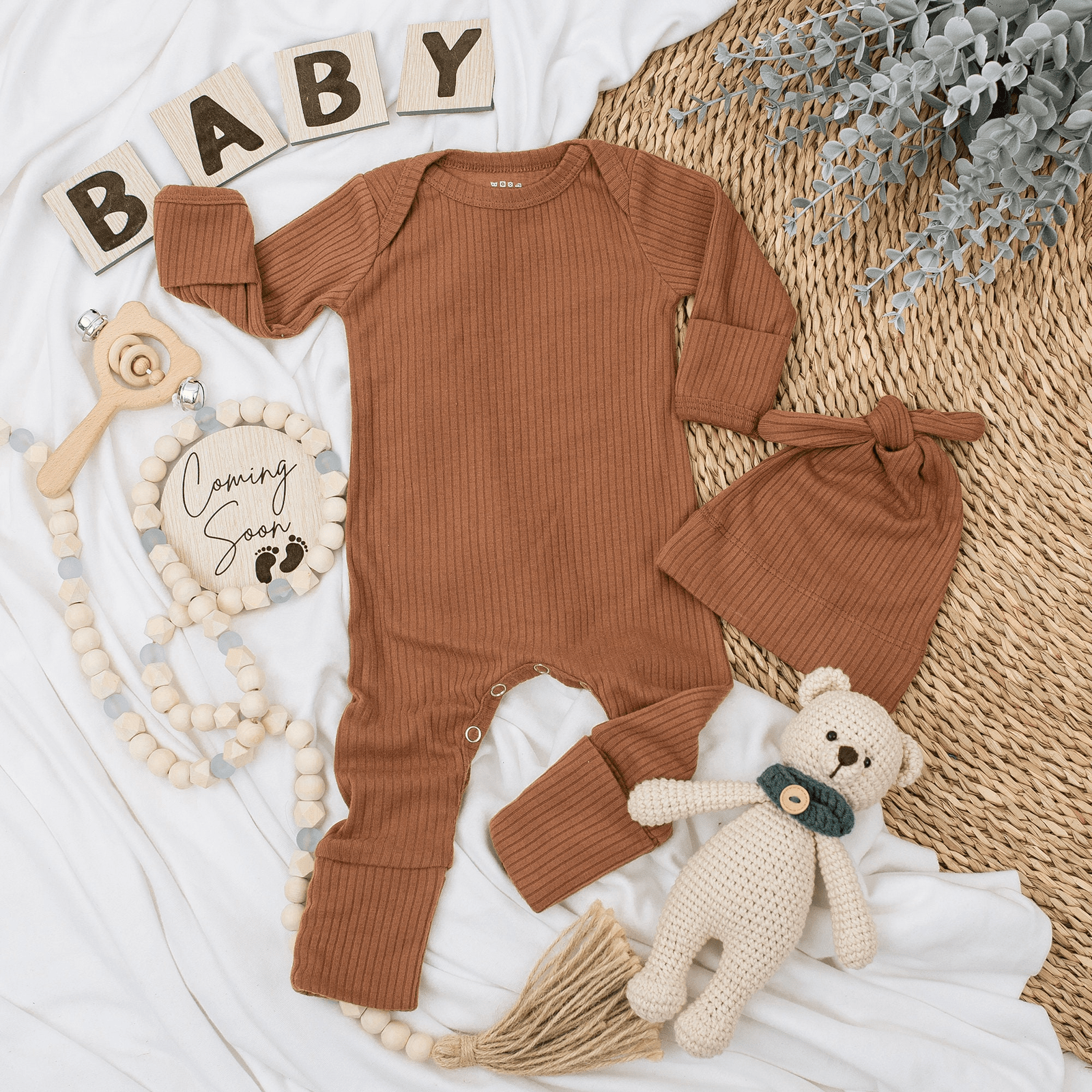 2 Sides Bodysuit Romper Long Sleeve Mama's Boy Personalized Custom Babysuit - Gift For Baby And Mom - LuthCreative