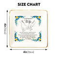 Personalized Wedding Ring Tray 'To My Beautiful Wife' - Custom Jewelry Organizer - Romantic Bridal Gift - LuthCreative