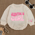 Baby Romper Customize Auntie's Girl - Personalized Custom Babysuit - Gift For Baby - LuthCreative